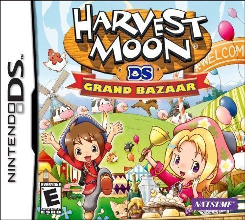 Harvest Moon DS - Grand Bazaar (Trimmed 949 Mbit)(Intro) (USA) Game Cover